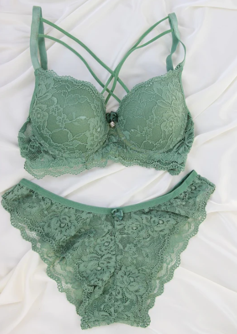 Ensemble Soutien-gorge vert STARDUST